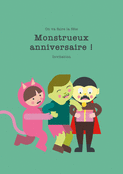 Mon anniversaire monstrueux en f&ecirc;te